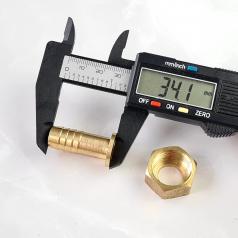Наконечник с подвижной гайкой внутренняя резьба 1"/2" Ø12 мм + хомут